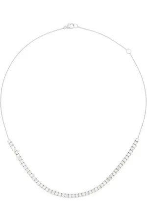 Dana Rebecca Designs 14kt witgouden Ava Bea halsketting met diamant