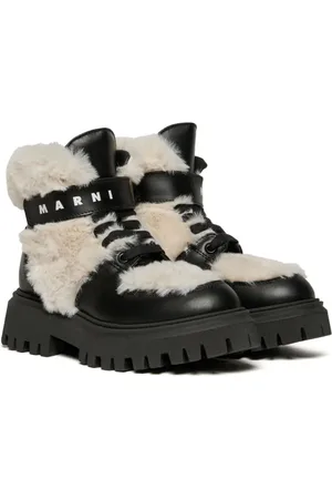 Marni Laarzen met logoprint
