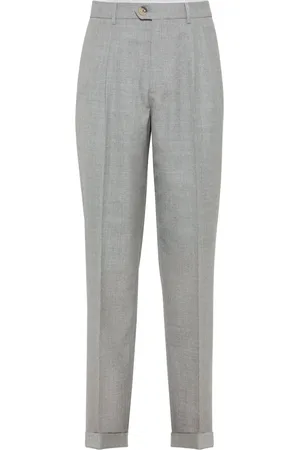 Brunello Cucinelli Pantalon met geplooid detail