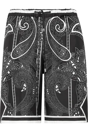 Philipp Plein Shorts met paisley