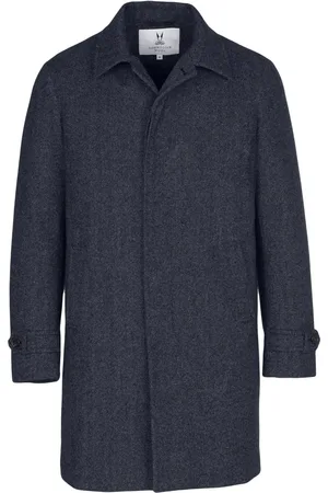 Norwegian Wool Donsjas met enkele rij knopen