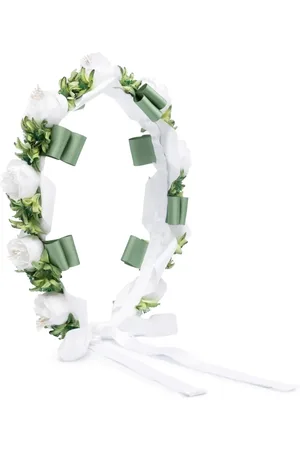 COLORICHIARI Haarband met bloemenpatch