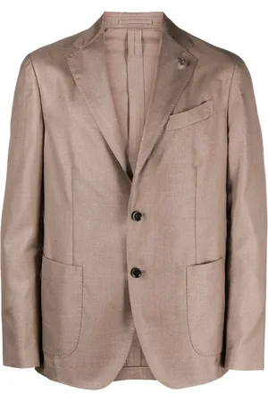 LARDINI Blazer met broche