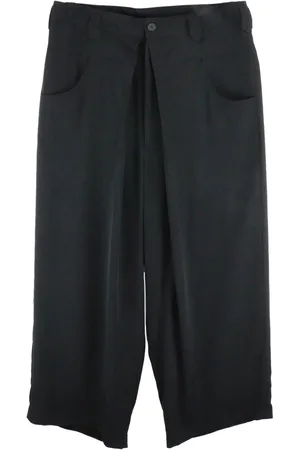 YOHJI YAMAMOTO Broek met wijde pijpen