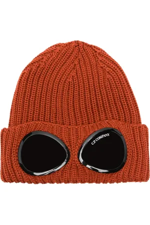C.P. Company Geribbelde muts met goggle