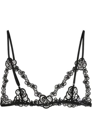 FLEUR DU MAL Fleur guipure open bralette
