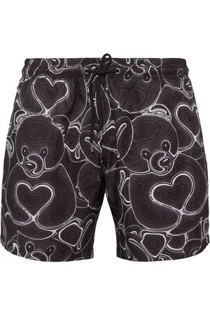 Philipp Plein Zwembroek met teddybeerprint