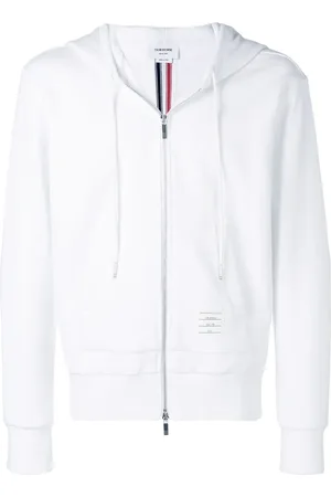 Thom Browne Hoodie met streep op de rug