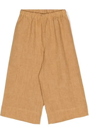 Il gufo Linnen cropped broek