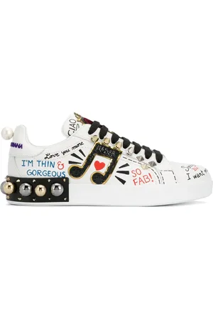 Dolce & Gabbana Portofino sneakers met applicatie