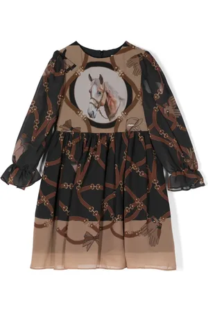 PATACHOU Jurk met paardenprint