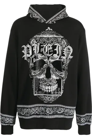 Philipp Plein Hoodie met bandanaprint