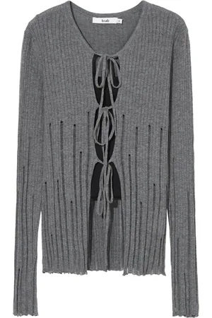 B+AB Gerafeld ribgebreid vest