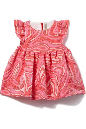 PUCCI Junior Mouwloze jurk met Marmo