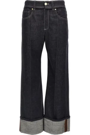 Brunello Cucinelli Jeans met omgeslagen pijpen