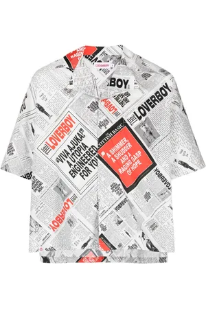 Charles Jeffrey Loverboy Blouse met print