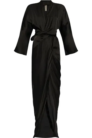 Rick Owens Avondjurk met gewikkeld detail