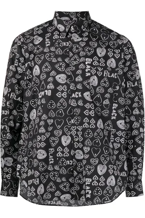 Comme des Garçons Overhemd met hartprint