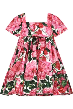 Dolce & Gabbana Jurk met rozenprint