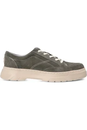 HUGO BOSS Urian leren sneakers met contrasterend stiksel