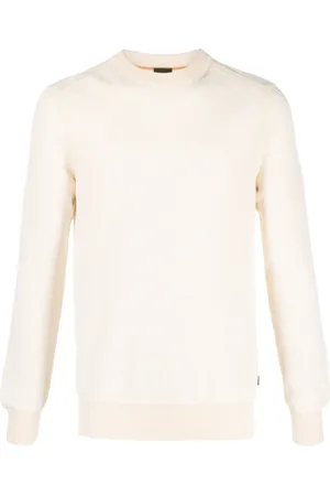 HUGO BOSS Sweater van katoenmix