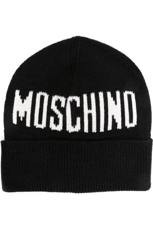 Moschino Logo intarsia muts