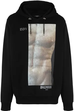 Balmain Hoodie met print