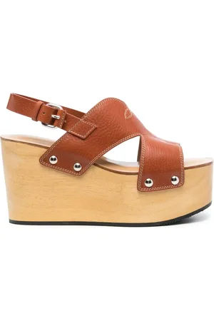 SARTORE Toscano sandalen met sleehak