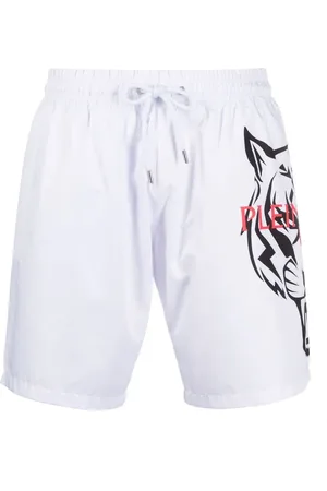 Philipp Plein Zwembroek met tijgerprint