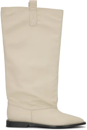 Ganni Slouchy 70mm suède knielaarzen