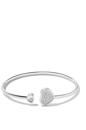 Chopard 18 kt witgouden Happy Hearts diamanten armband