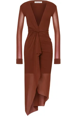 Serafini Jurk met gedraaid detail