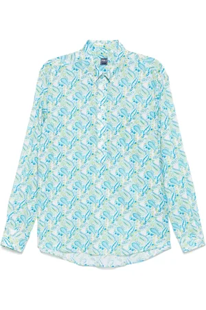 FEDELI Overhemd met paisley
