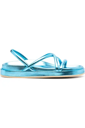 P.A.R.O.S.H. Sandalen met metallic afwerking
