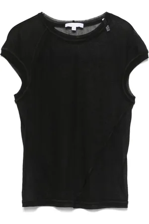 Helmut Lang Gedraaide doorzichtige top