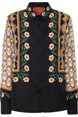 La DoubleJ Blouse met grafische print