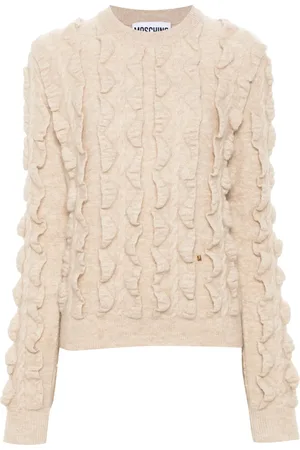 Moschino Sweater met logoplakkaat