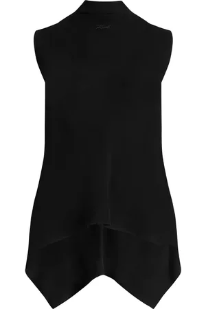 Karl Lagerfeld Mouwloze blouse met col