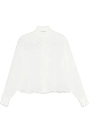 ERMANNO SCERVINO Blouse met kanten vak