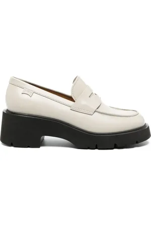 Camper Milah loafers met blokhak