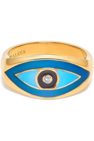 Nialaya Ring met boos oog detail