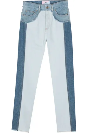 Chiara Ferragni Jeans met toelopende pijpen en franje