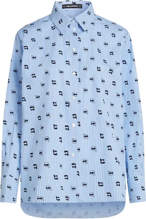 Karl Lagerfeld Icon blouse met monogram