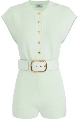 Elisabetta Franchi Playsuit met ceintuur