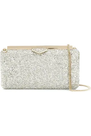Jimmy Choo Ellipse clutch verfraaid met pailletten