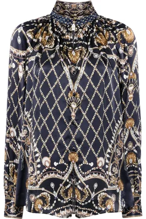 Camilla Zijden blouse met print