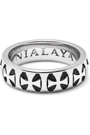 Nialaya Ring met gegraveerd kruis