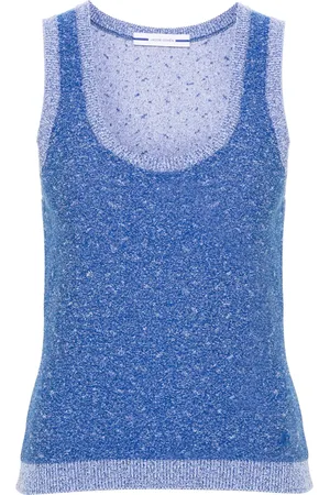 Jacob Cohen Bouclé top met geborduurd logo