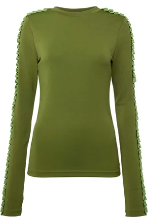 J.W.Anderson Top met geplooide afwerking en lange mouwen