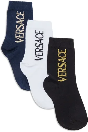 VERSACE Drie paar sokken met logo